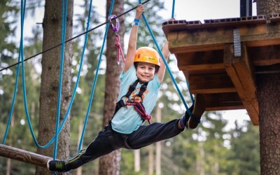 Tarzanie – horský lanový park